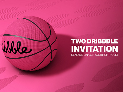 Dribbble invitation 3d ball cinema 4d design dribbble dribbble ball illustration invision
