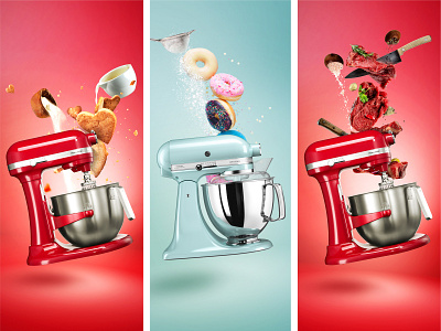 Kitchen Aid Stand Mixer - Key Visuals