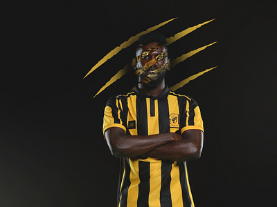 The Tiger Within ad advertising artwork campaign club concept creative design ittihad photomanipulation photoshop print retouch saudi soccer visual