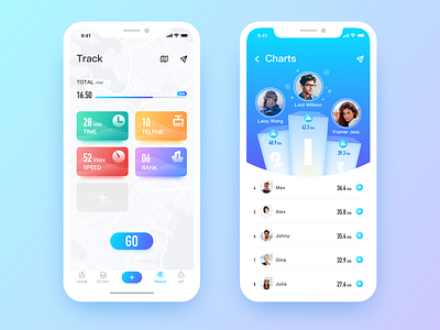 🚀Leaderboard  Lith, App design, All about time