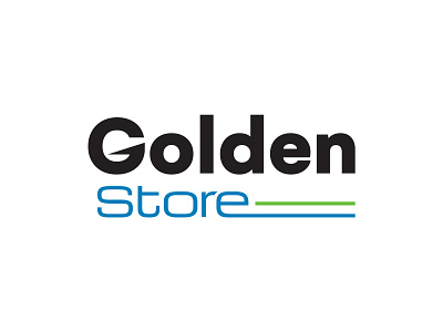 Golden Store I Logo Design clothes design logo market shoes simple sports store symbol vector youthful