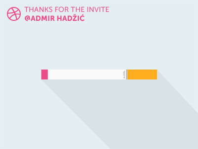 Dribbble Thanks admir dribble thanks