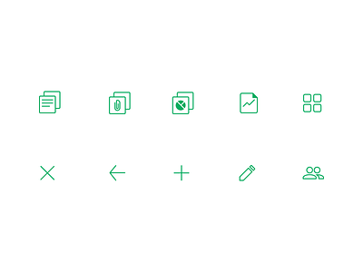 Green app icon set app custom green icon icon set line mobile