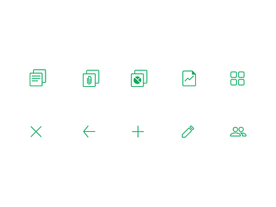 Green app icon set app custom green icon icon set line mobile