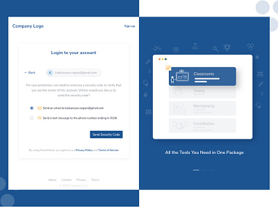 Login Confirmation UI branding design dribbble illustration ui ux