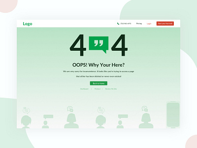 404 Page 404 404 error page branding design dribbble illustration ui ux