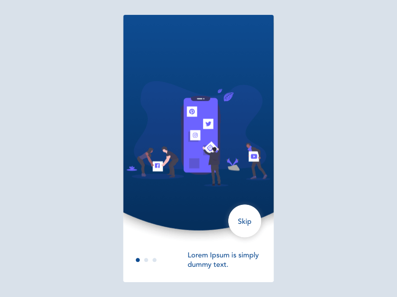 Onboarding Screen dailyui design dribbble illustration onboarding screen prototype ui ux