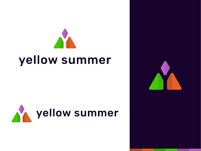 Yellow Summer Logo branding design dribbble illustration logo ui ux