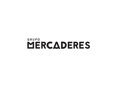 Grupo Mercaderes detail logo logotype minimal shapes typography