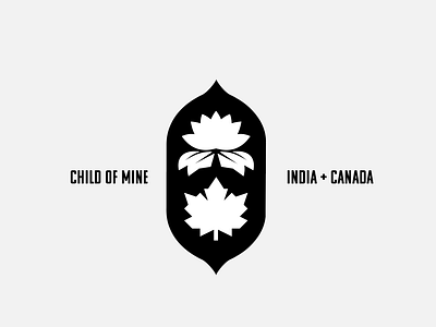 India + Canada Icon Design