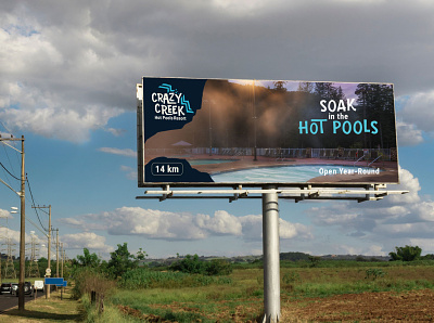 Crazy Creek Resort Billboard Design billboard resort
