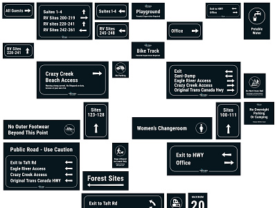 Wayfinding - Crazy Creek Resort