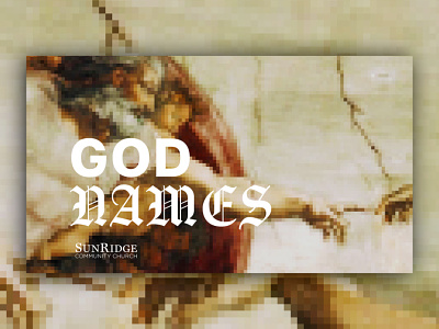 God Names Message Series blackletter god pixel renaissance