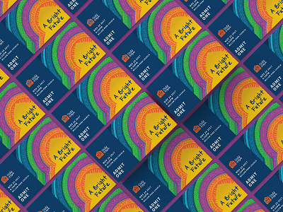 A Bright Future Banquet colour india pattern tickets