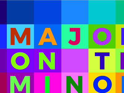 Major on the Minors bible colour message vibrant