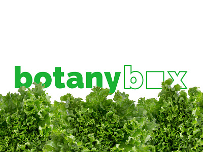 Botany Box - Brand botany brand greenery logo
