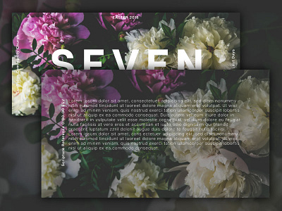 Seven Easter Series Design - Slides church easter floral seven