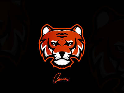 Tiger mascot Logo