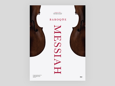 Baroque Messiah christmas poster