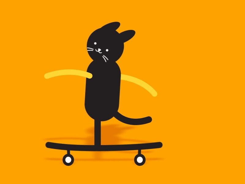 Black Rabbit animation art illustration motion rabbit