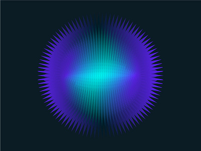 Gener1.3 ai generative gradient neon sphere
