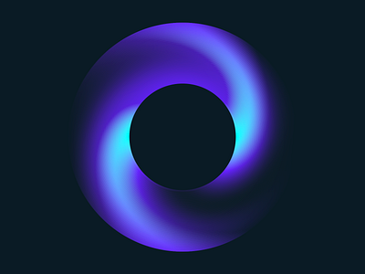 Enso generative gradient neon