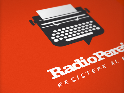 Radio Pereira Red balloon blog logo news newspaper typewriter