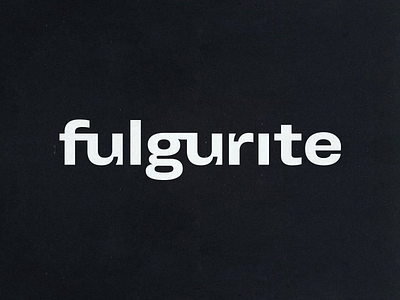 fulgurite logotype electronic fulgurite logo logotype music