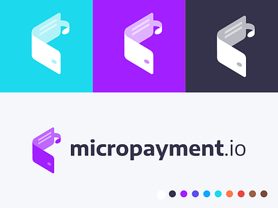 micropayment.io logo balance card credit money payment wallet