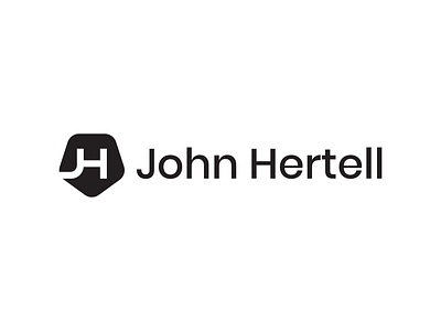 John Hertell Logo jh letters monogram