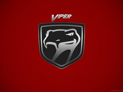 Dodge Viper Emblem automotive cars design dodge emblem design emblem logo illustration photoshop poster vector viper