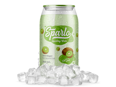 Sparlo Sparkling Water can design packaging product design sparkling water