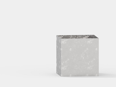 Grey cube accessories cube design grey metal minimal object product simple
