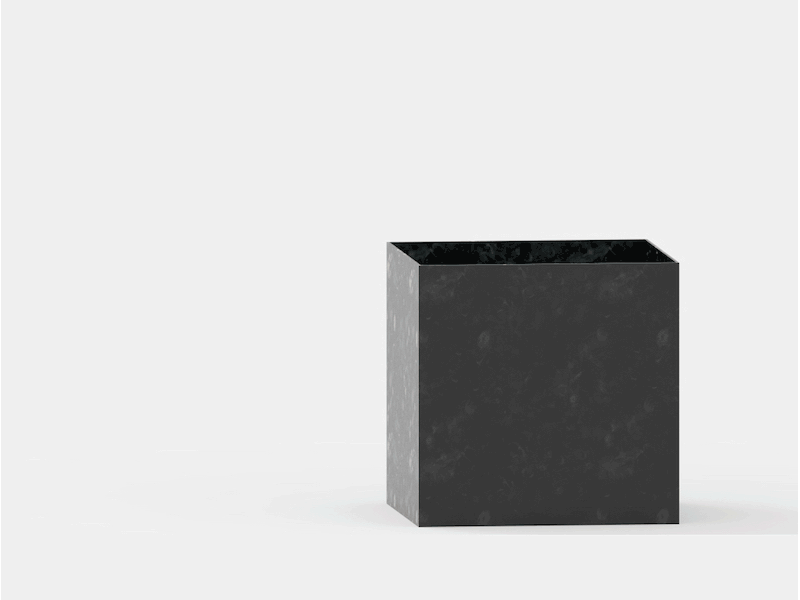 Cube colours accessories black box brass colour cooper cube gif minimalism object product silver