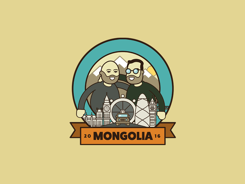 Mongolia 2016 travel illustration graphic mongolia
