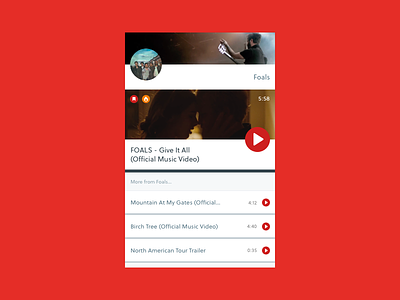 YouTube Subscription Card concept sketch social media ui ux video youtube
