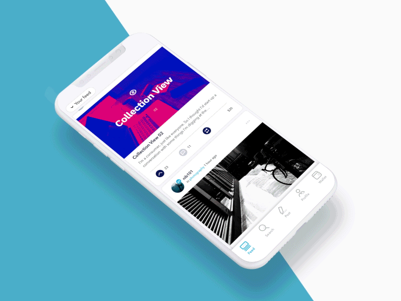 Plume App design social media ux steemit animation ui app