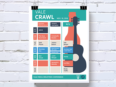 Vale Pub Crawl Flyer