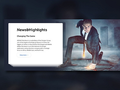 News & highlights Section ui ux uxdesign