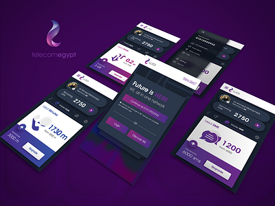 TE Mobile App card design design mobile app te telecom uidesign uxdesign