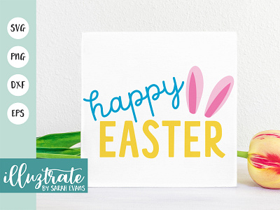 Happy Easter SVG Cut File easter iron on easter iron on easter quotes svg easter sign svg easter signs lettering svg graphics