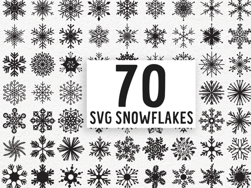 Download Snowflake Svg Bundle Snowflake Clipart Bundle By Sarah Evans On Dribbble