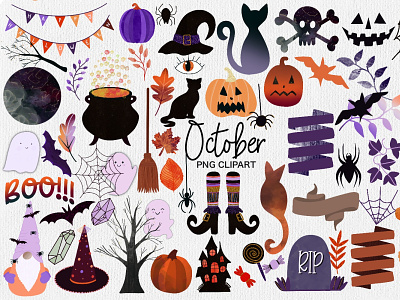 October Clipart halloween clip art