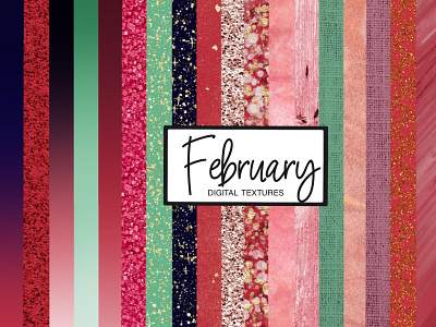 February Digital Textures valentines texture
