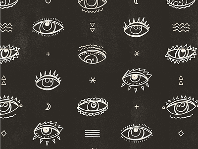 Eyes all seeing eye allover design eye eyes hand drawn illustration mystic mystical pattern pattern art pattern design patterns print print design repeat seek texture