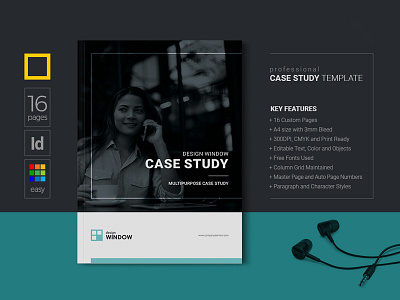 Case Study Booklet Template booklet business proposal case study case study template indesign template magazine profile