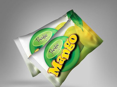Mango Candy Packaging Design candy design label design packaging packet design