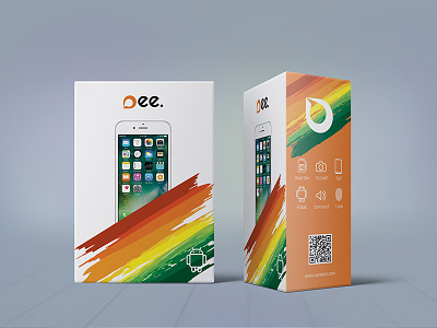 Packaging Design For Mobile box packaging packet