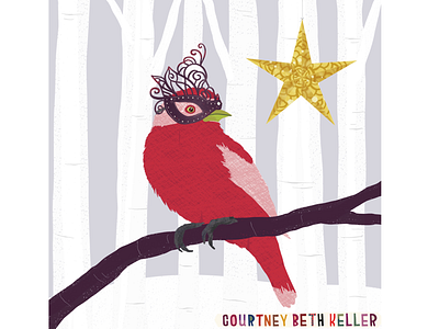 New Years Finch 970creative courtneybethkeller illustration onelittleprintshop