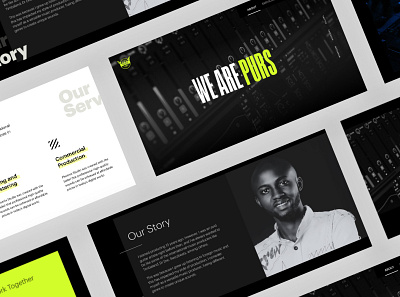 PURStudio Website design branding design ui ux web